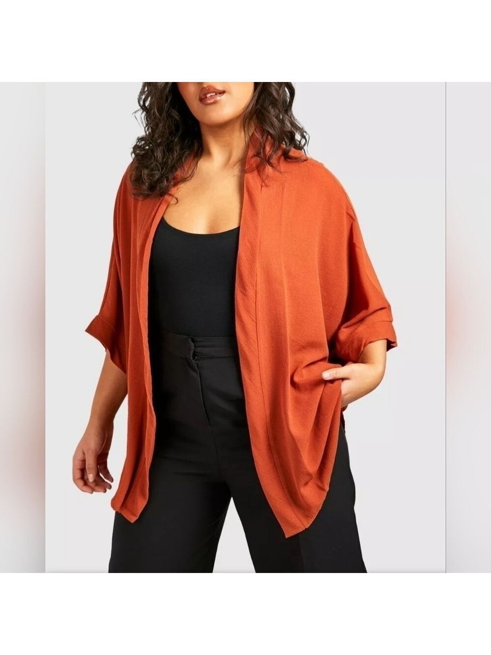 Boohoo Plus Woven Kimono Cardigan Size 20 (3XL) - New With Tags